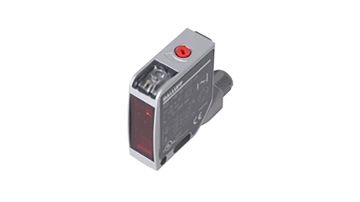 Sensore fotoelettrico BALLUFF BOS 21M-PA-ID10-S4, rettangolare, rilevamento 50 mm-2 m, montaggio a pannello, IP67.