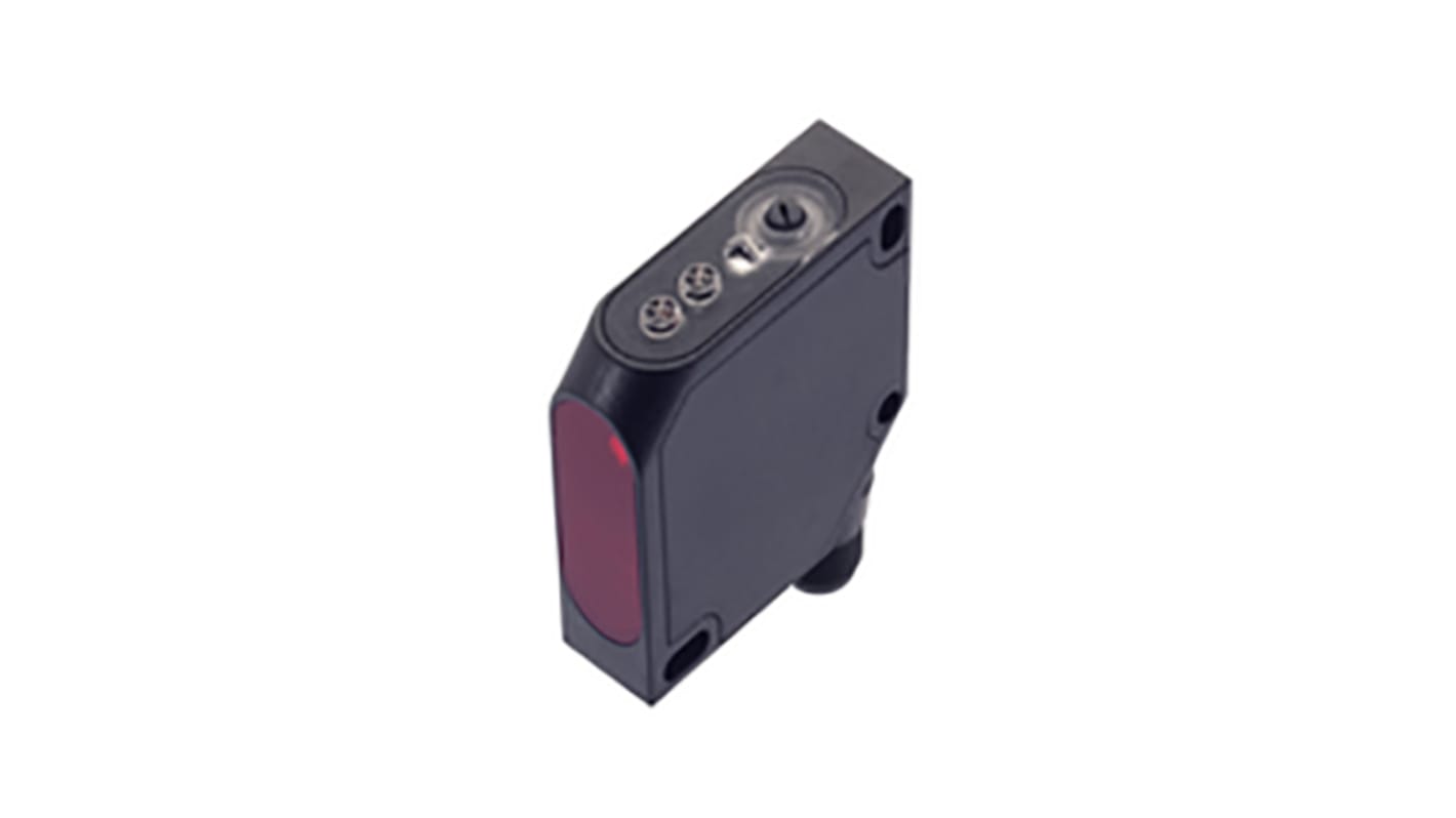 Sensore fotoelettrico rettangolare BALLUFF BOS 26K-PA-1QE-S4-C, retro-riflettivo, montaggio a pannello, IP67, rilevamento fino a 55 m.