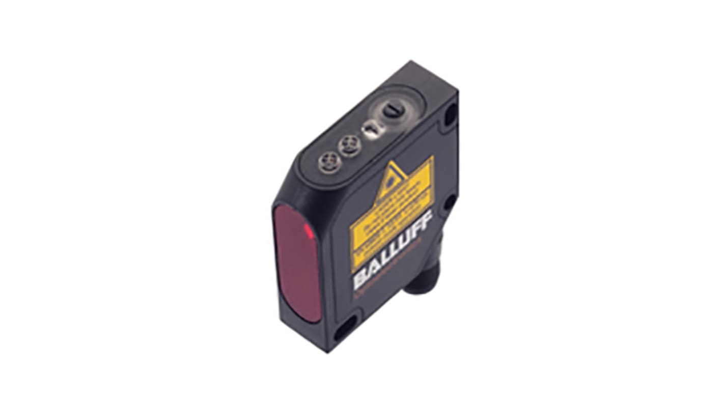 BALLUFF BOS 26K-PA-1LQP-S4-C, sensore fotoelettrico rettangolare a retro-riflessione, rilevamento fino a 20 m, montaggio a pannello.