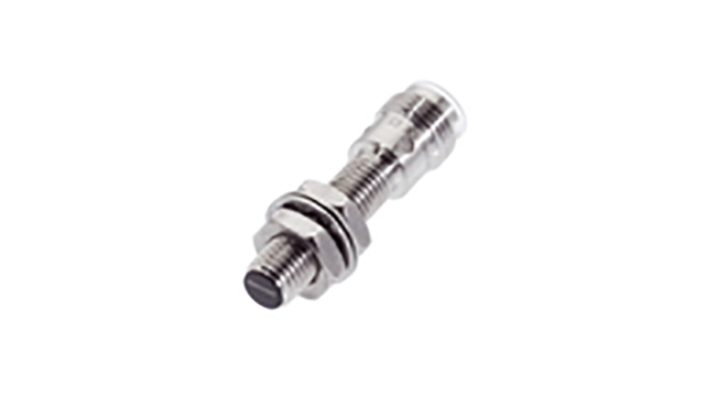 Sensore di prossimità induttivo cilindrico BALLUFF BES M08EE-PSC15B-S04G-003, PNP, M8, rilevamento 1,5 mm, IP67.