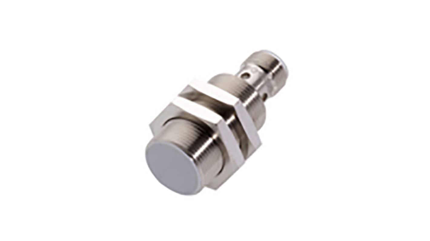 Sensore di prossimità induttivo cilindrico BALLUFF BES M18ME-PSC50B-S04G, PNP, rilevamento 5 mm, IP67, connettore M12.
