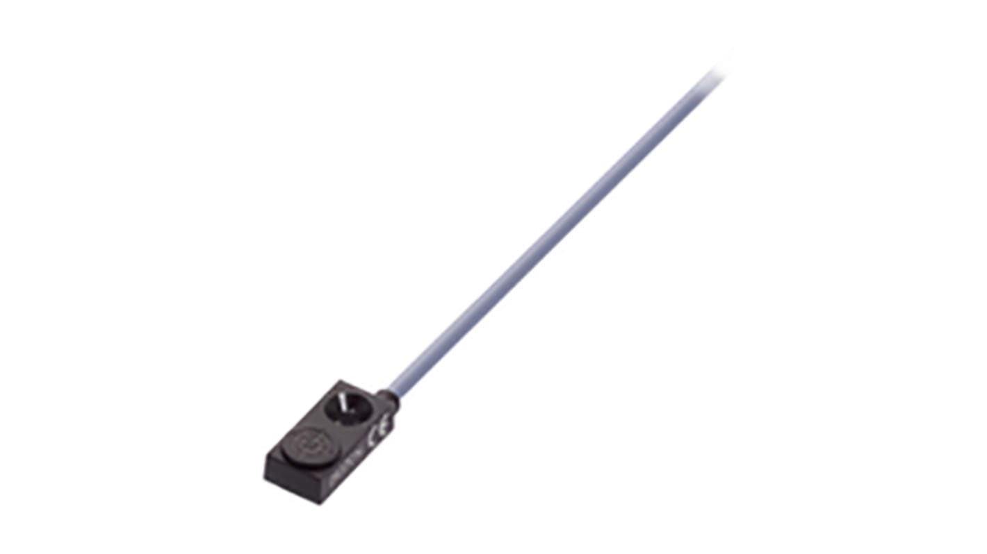 BALLUFF BES R04KC-PSC15B-EV02, sensore di prossimità induttivo PNP, rilevamento 1,5 mm, montaggio a filo, dimensioni 8 mm x 16 mm x 4,7 mm.