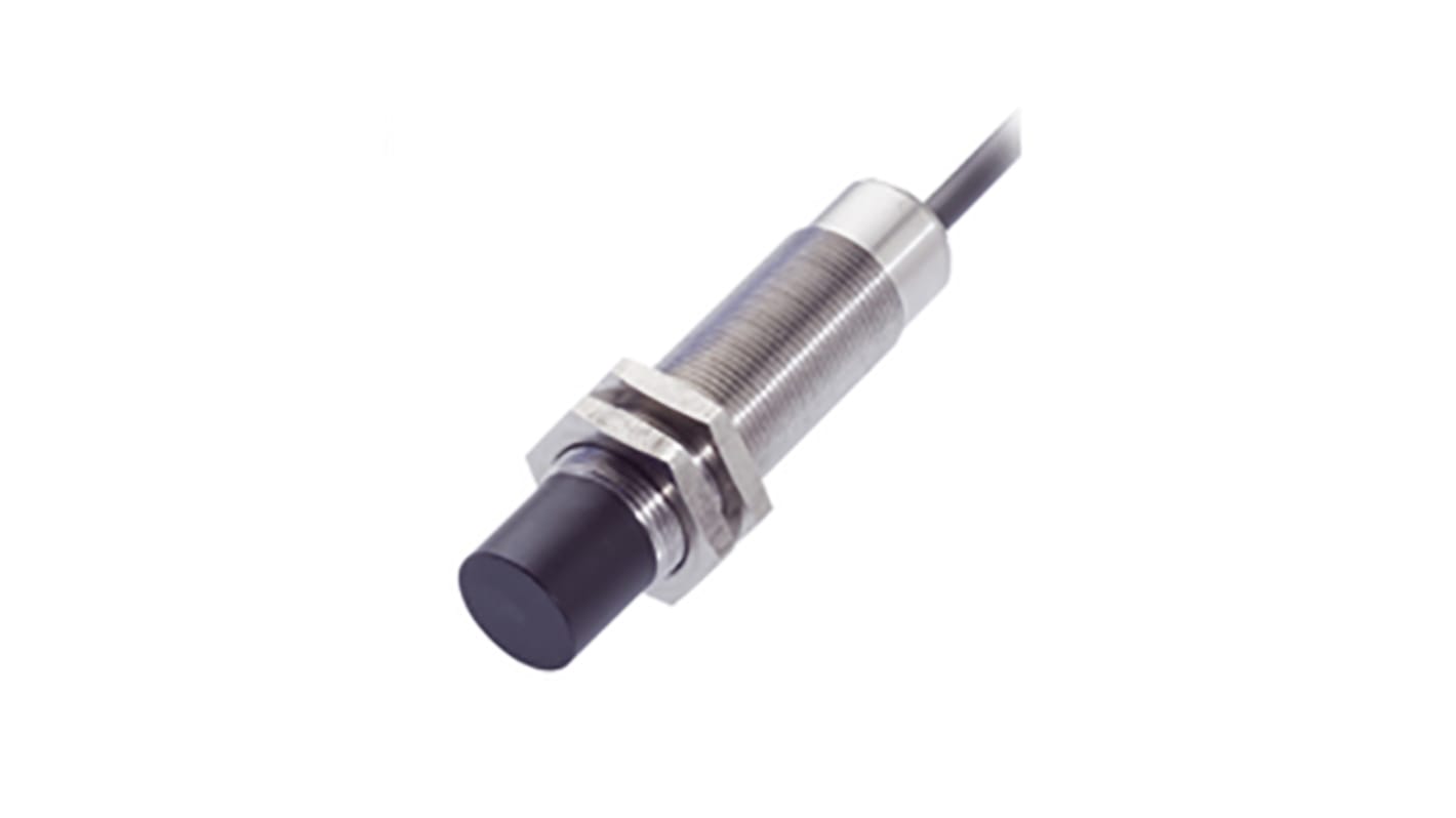 Sensore di prossimità cilindrico BALLUFF BCS M18B4H1-POC15H-EP02, PNP, M18 x 1, rilevamento 12 mm, IP67, alimentazione 10-30 V c.c.