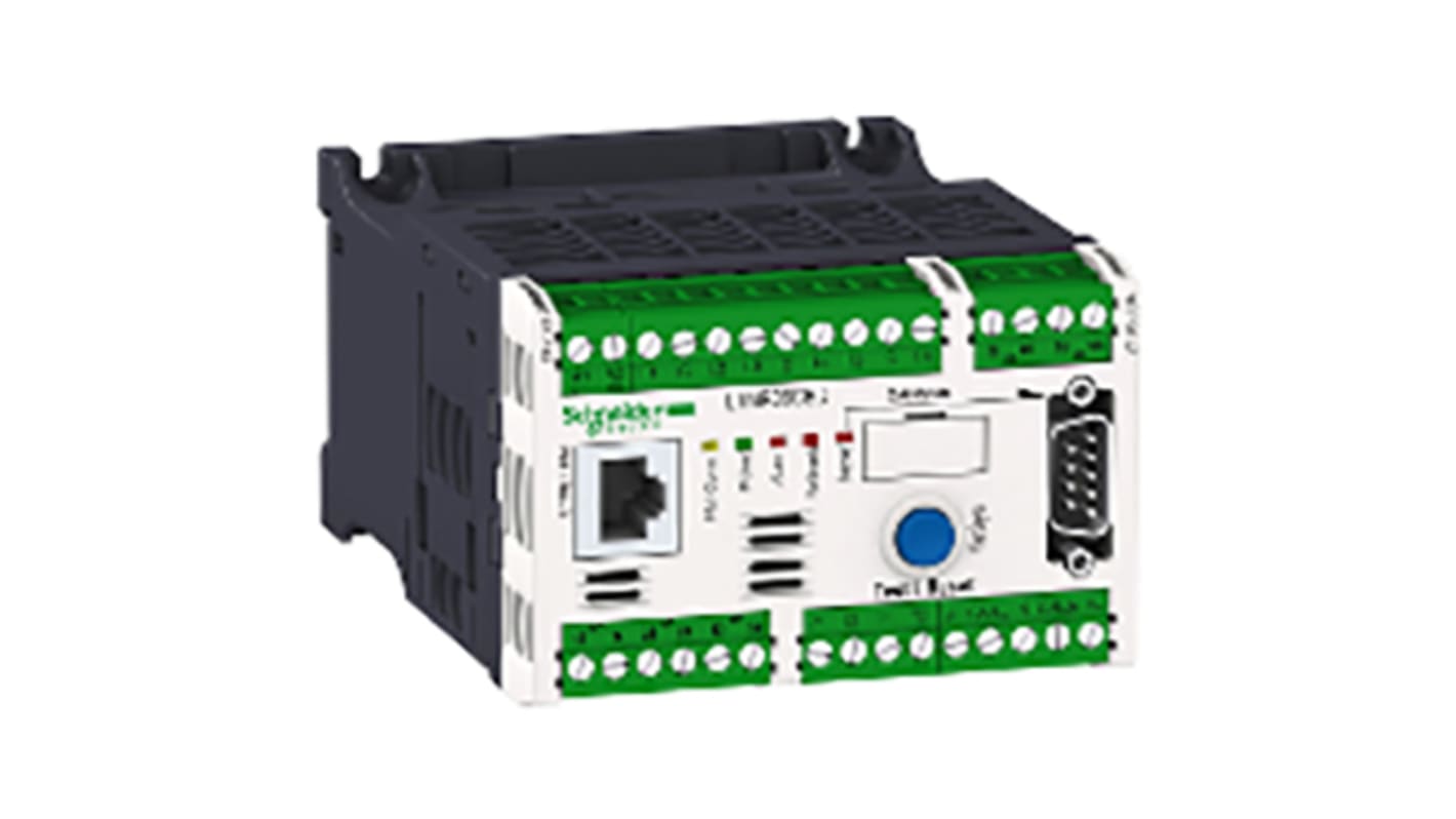 Controller motore Schneider Electric LTMR100CFM: Azionamenti per motori Serie TeSys T CANopen. Montaggio su guida DIN. Ideale per impianti e macchinari.