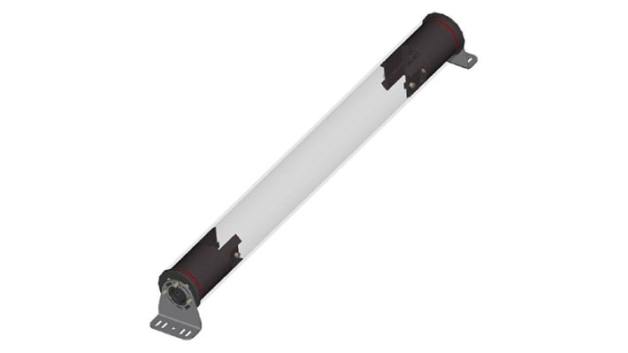 Barriera fotoelettrica ABB 2TLA022313R0700, accessori per modelli Orion, include staffe e cavi per installazione sicura.