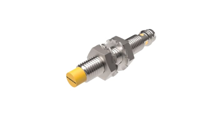 Sensore di prossimità cilindrico PNP M8 Turck NI6U-EG08-AP6X, rilevamento 6 mm, IP68, montaggio non a filo.