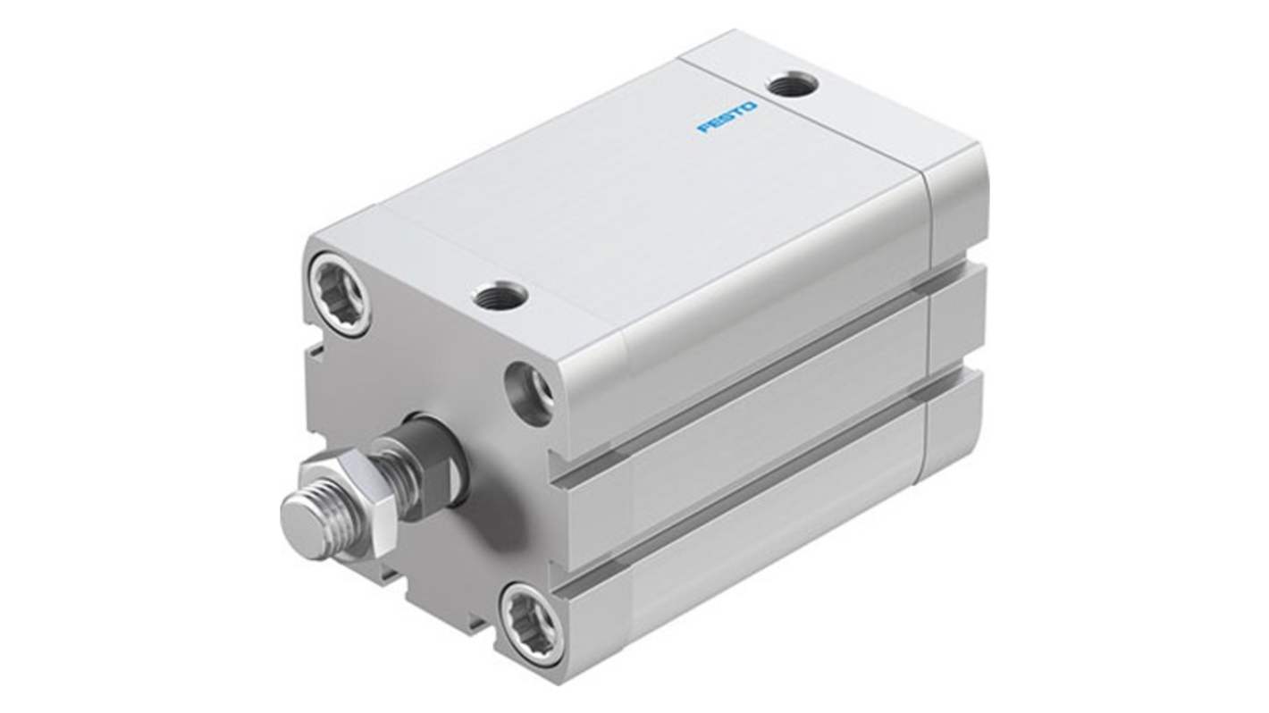 Cilindro pneumatico compatto Festo ADN-50-70-A-PPS-A, doppio effetto, foro 50 mm, corsa 70 mm, collegamento G 1/8.