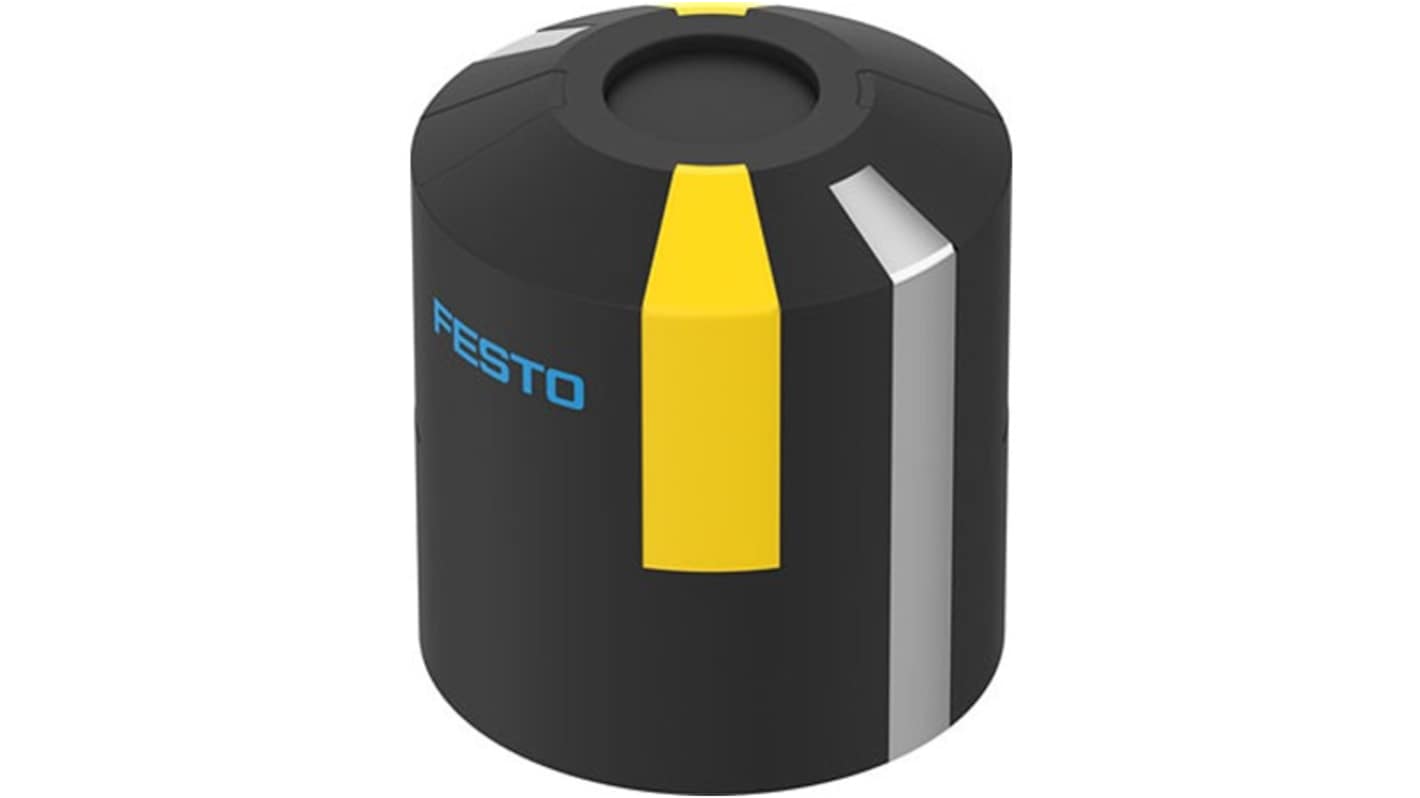 Sensore cilindro pneumatico Festo SASF-S3-B-F-A30, angolo di rotazione 0-180°, Ø 40 x 43 mm, montaggio semplice, resistenza a vibrazioni.