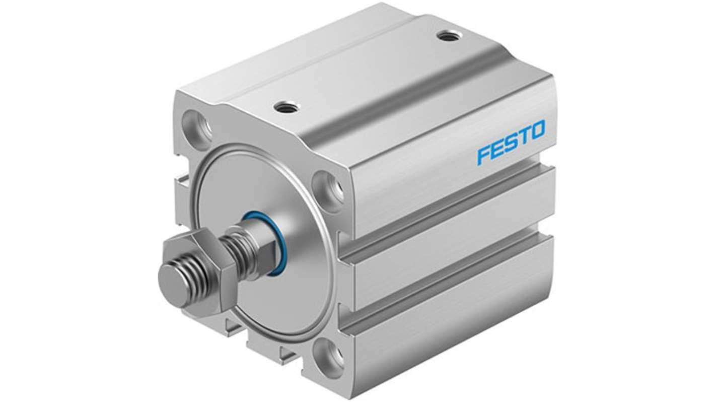 Cilindro pneumatico Festo ADN-S-40-50-A-P-A-F1A, doppio effetto, foro 40mm, corsa 50mm, alluminio anodizzato, M5.