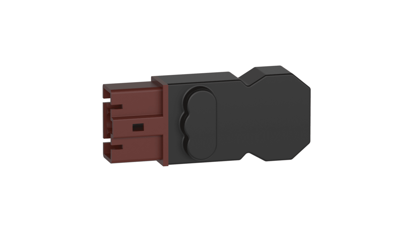 Connettore maschio 3 poli Schneider Electric per lampade LED, attacco a vite, corrente 16 A, tensione 250 V, IP20.