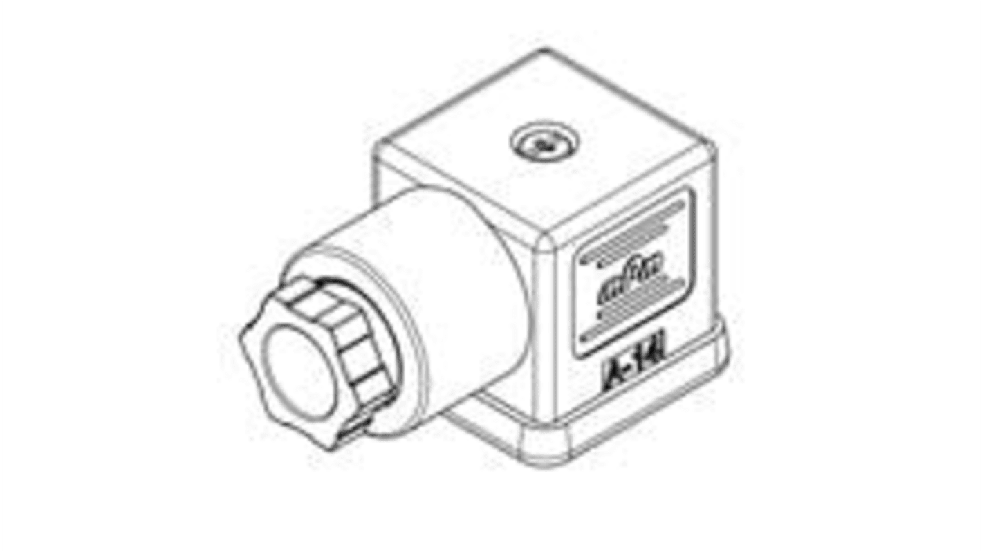 Connettore solenoide Molex 1210230336, progettato per ambienti vari, conforme RoHS, con supporto chemSHERPA per tracciabilità.