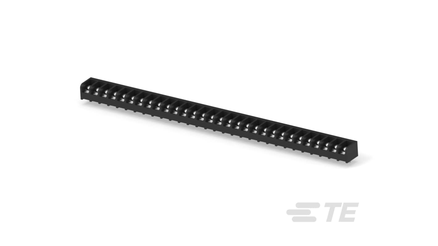 TE Connectivity, barretta con 30 contatti, passo 0.32mm, orientamento verticale, placcatura nichelata.