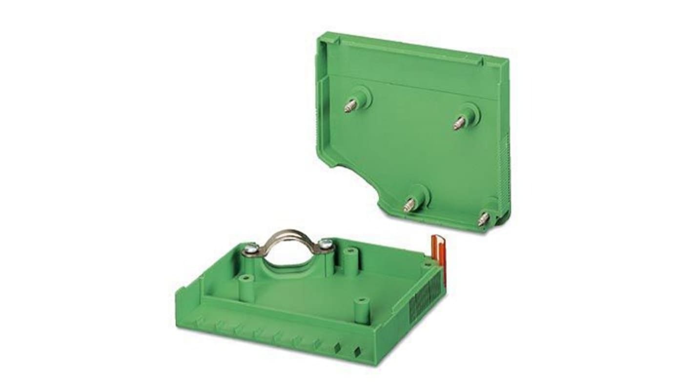 Contenitore per morsetto Phoenix Contact KGSPC, in ABS, montaggio su cavo, design compatto con dieci posizioni, conforme RoHS.