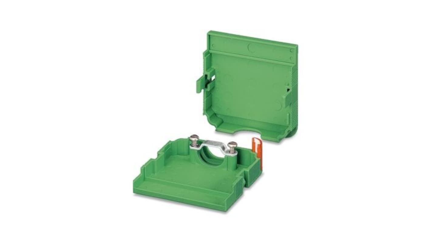 Contenitore per morsetto Phoenix Contact 1834437, 11 posizioni, larghezza 14,5 mm, montaggio su cavo, materiale ABS.