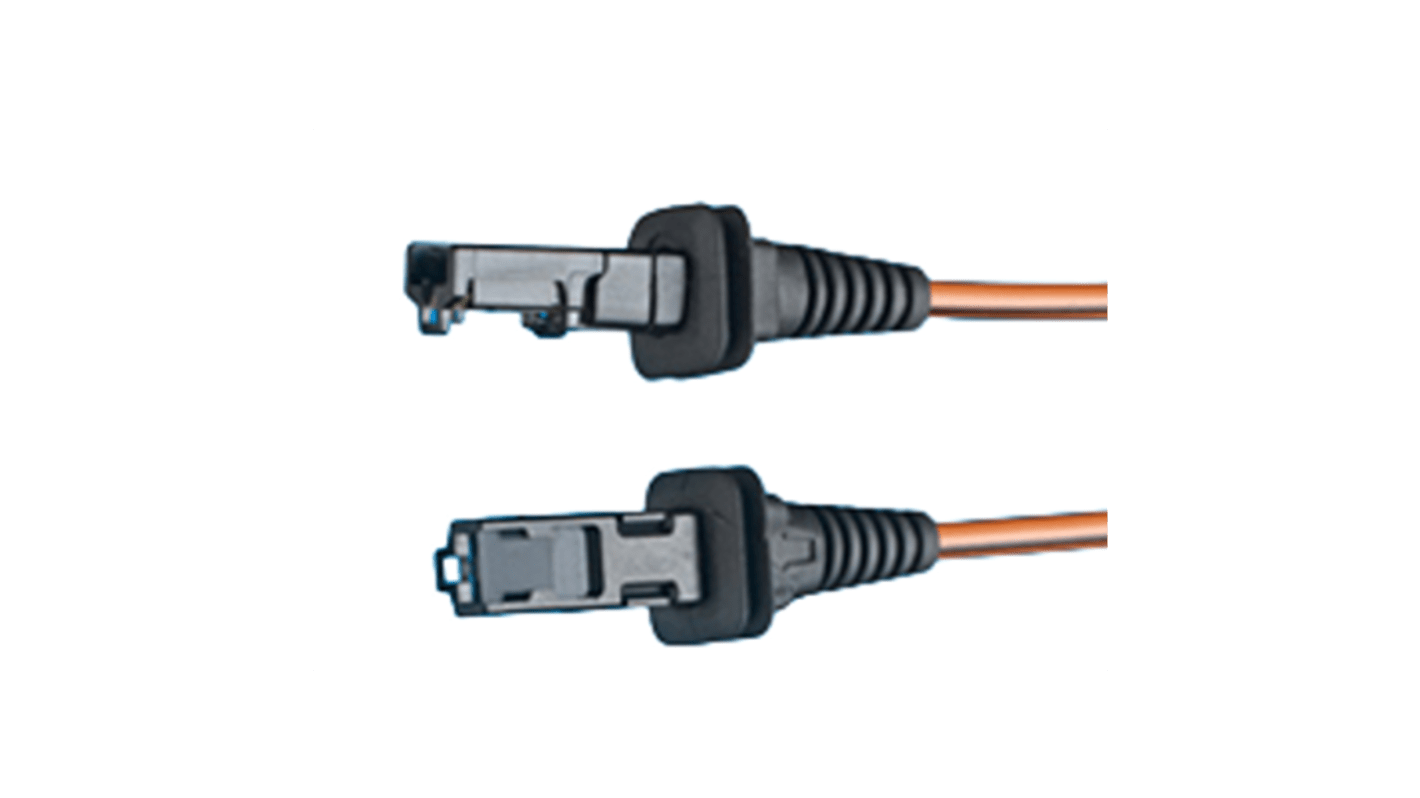 Cavo in fibra ottica multimodale Molex 106267-3001, 0,30 m, connettore MTP femmina, 12 fibre, progettato per ambienti di rete complessi.