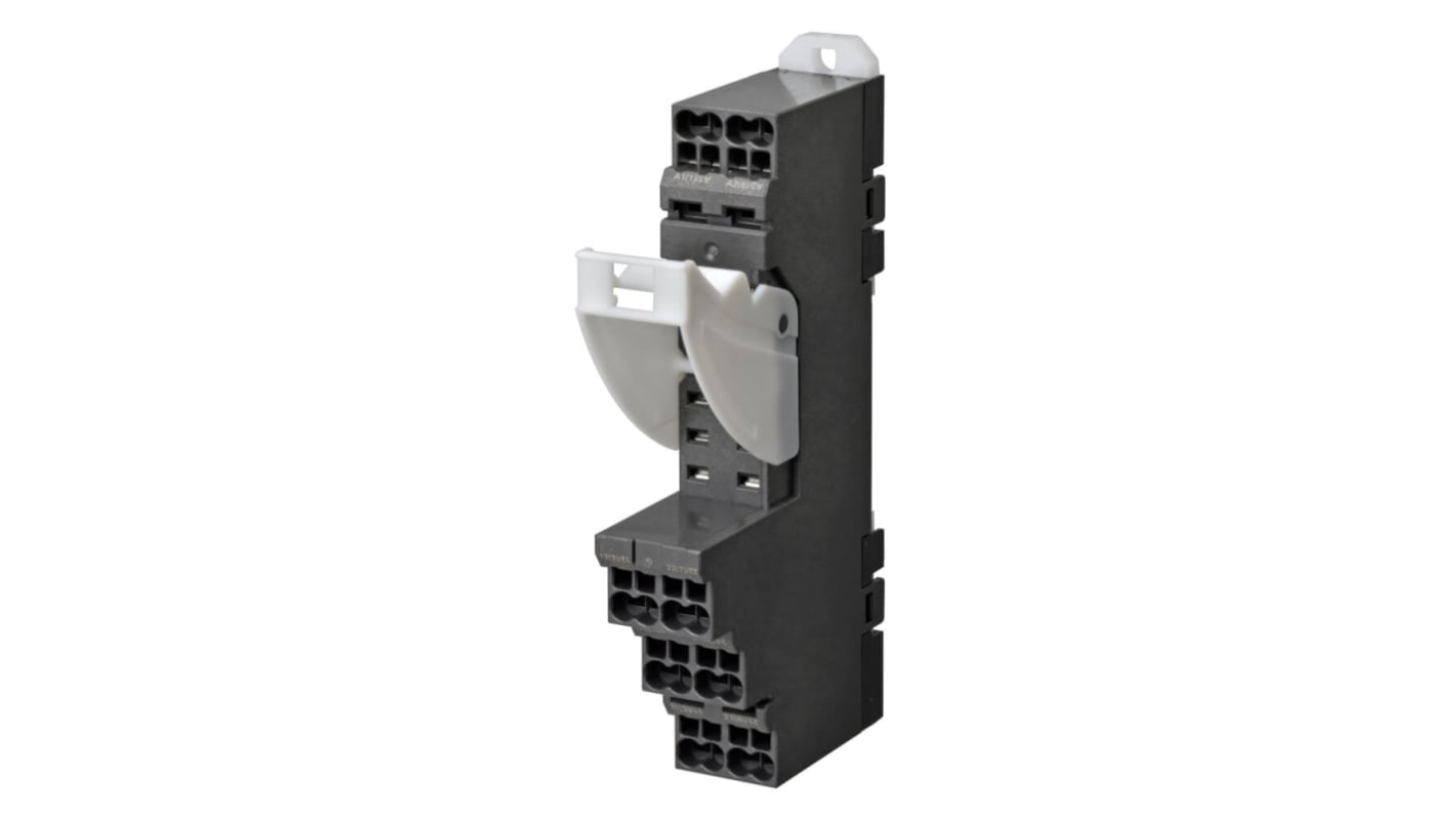 Connettore femmina OMRON P2RF-08-PU per relè, montaggio su guida DIN - Serie P2RF - Resistente e versatile per ambienti difficili.