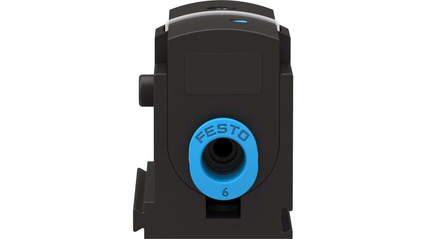 Sensore di pressione Festo SDE5-D10-FP-Q6E-P-M8, attacco 6 mm, protezione IP40, precisione 0,3%, alimentazione 12-24V cc.