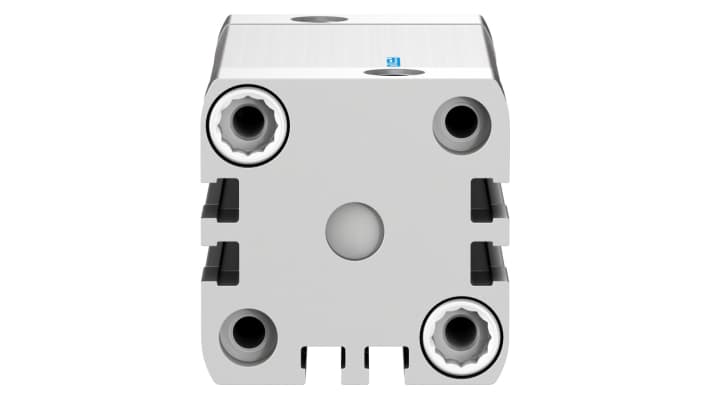 Cilindro pneumatico Festo ADN-32-50-I-P-A, doppio effetto, foro 32 mm, corsa 50 mm, attacco G 1/8, max 10 bar.