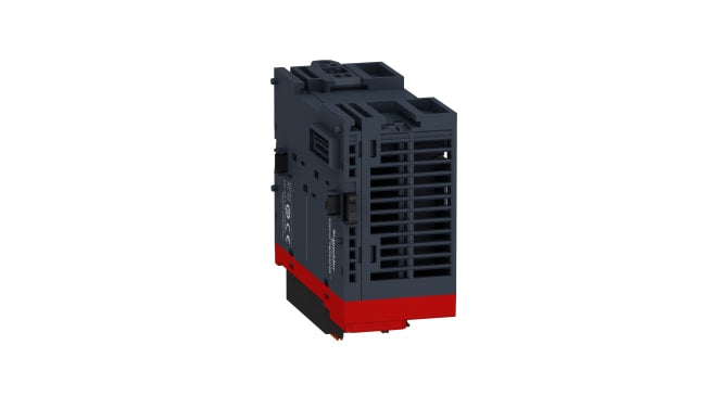 Modulo di sicurezza Schneider Electric TM3SAF5RG per PLC Modicon, 24 V c.c., 3 contatti NO, montaggio su guida DIN, dimensioni 43,7 x 73 x 94 mm.