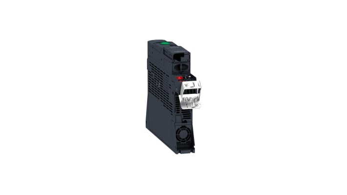 Avviatore a velocità variabile Schneider Electric ATV320U04M2B, potenza 0,37 kW, montaggio su guida DIN, dimensioni 245x325x45 mm.