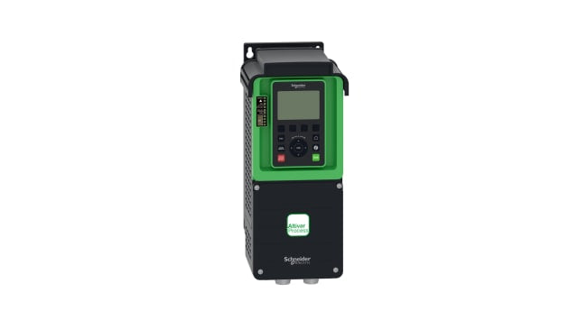 Inverter Schneider Electric ATV630U55N4, 5,5 kW, 400 V c.a., 3 fasi - Serie Altivar ATV630 VFD per industrie: acqua, miniere, petrolio, gas.