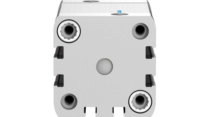 Cilindro pneumatico Festo ADN-40-40-A-P-A, doppio effetto, foro 40 mm, corsa 40 mm, pressione massima 10 bar.