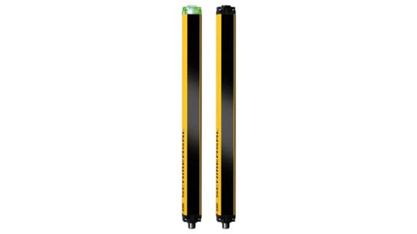 Barriera fotoelettrica Schmersal SLC440COM-R-1850-14, altezza 1850mm, 184 fasci, distanza di rilevamento 300-6000mm, IP67.