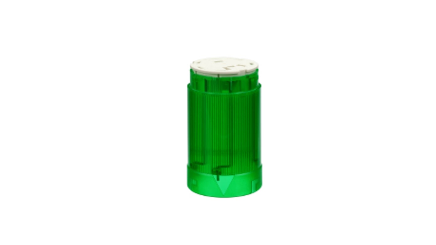 Torretta di segnalazione Schneider Electric XVMC33 con lenti Verdi, 230 V ca/cc - Colonne luminose premontate per applicazioni industriali.