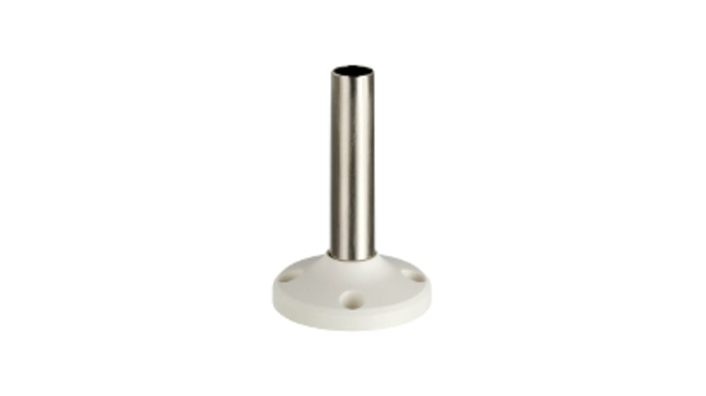 Schneider Electric XVMZ02 Tubo di supporto con piastra di fissaggio per Colonna luminosa modulare, IP54, 20x106 mm.