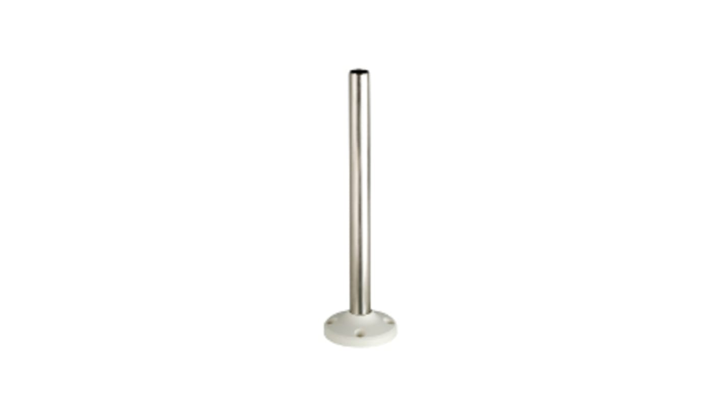 Schneider Electric XVMZ04: Tubo di supporto con piastra di fissaggio per Colonna luminosa modulare, IP54, 20x406 mm.