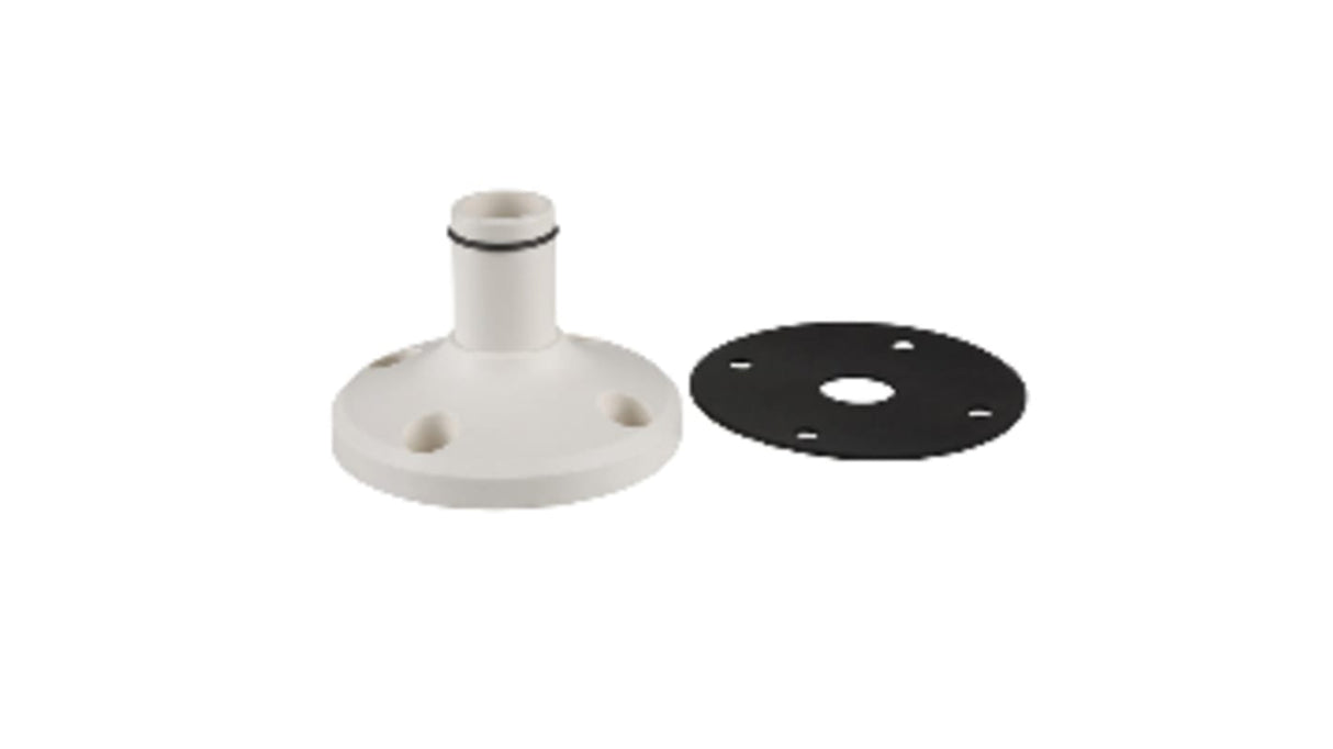 Piastra di fissaggio Schneider Electric XVMZ06 per Colonna luminosa modulare - IP54, Bianco, Lunghezza 100-400 mm. Facile montaggio, segnalatore acustico integrato.