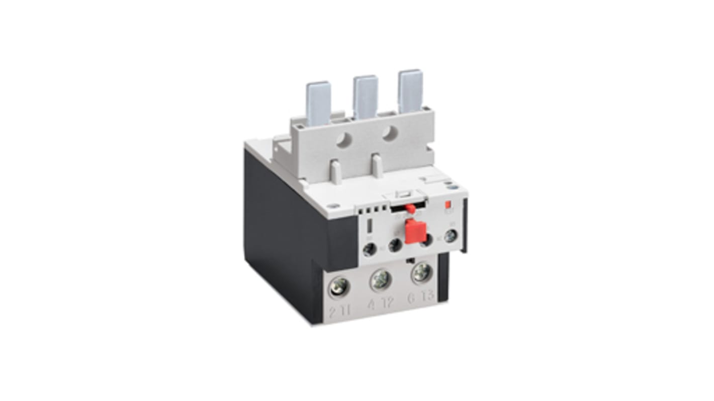 Relè di sovraccarico Lovato RF823300, 1 NO + 1 NC, carico FLC 20 a 33 A, montaggio diretto, temperatura -20/+55 °C.