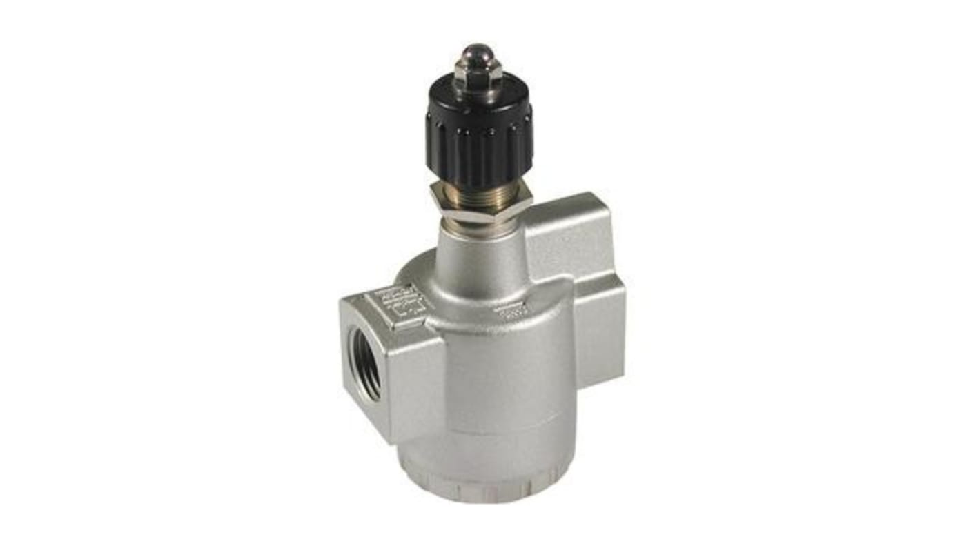 Regolatore di flusso SMC AS2301FS1-01-06S, montaggio a pannello, flusso massimo 230 L/min, diametro tubo 6 mm.