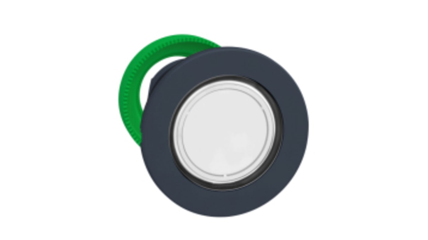 Spia luminosa Schneider Electric ZB5FV013, montaggio a filo, testa bianca, diametro 30 mm, protezione IP66/IP67/IP69K.