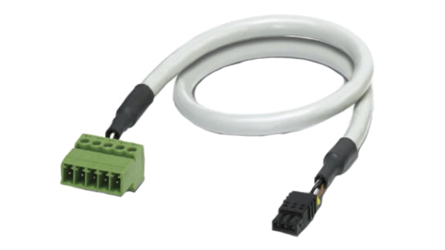 Cavo di connessione Phoenix Contact 2905263 per modulo logico PLC, 16 I/O, lunghezza 300 mm, compatibile con morsettiere PLC-INTERFACE.