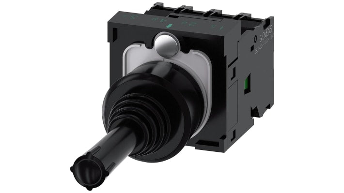 Interruttore joystick Siemens 3SU1100-7AF10-1QA0, rotondo, 4 posizioni, 10 A, montaggio a vite, temperatura -25/+70 °C.