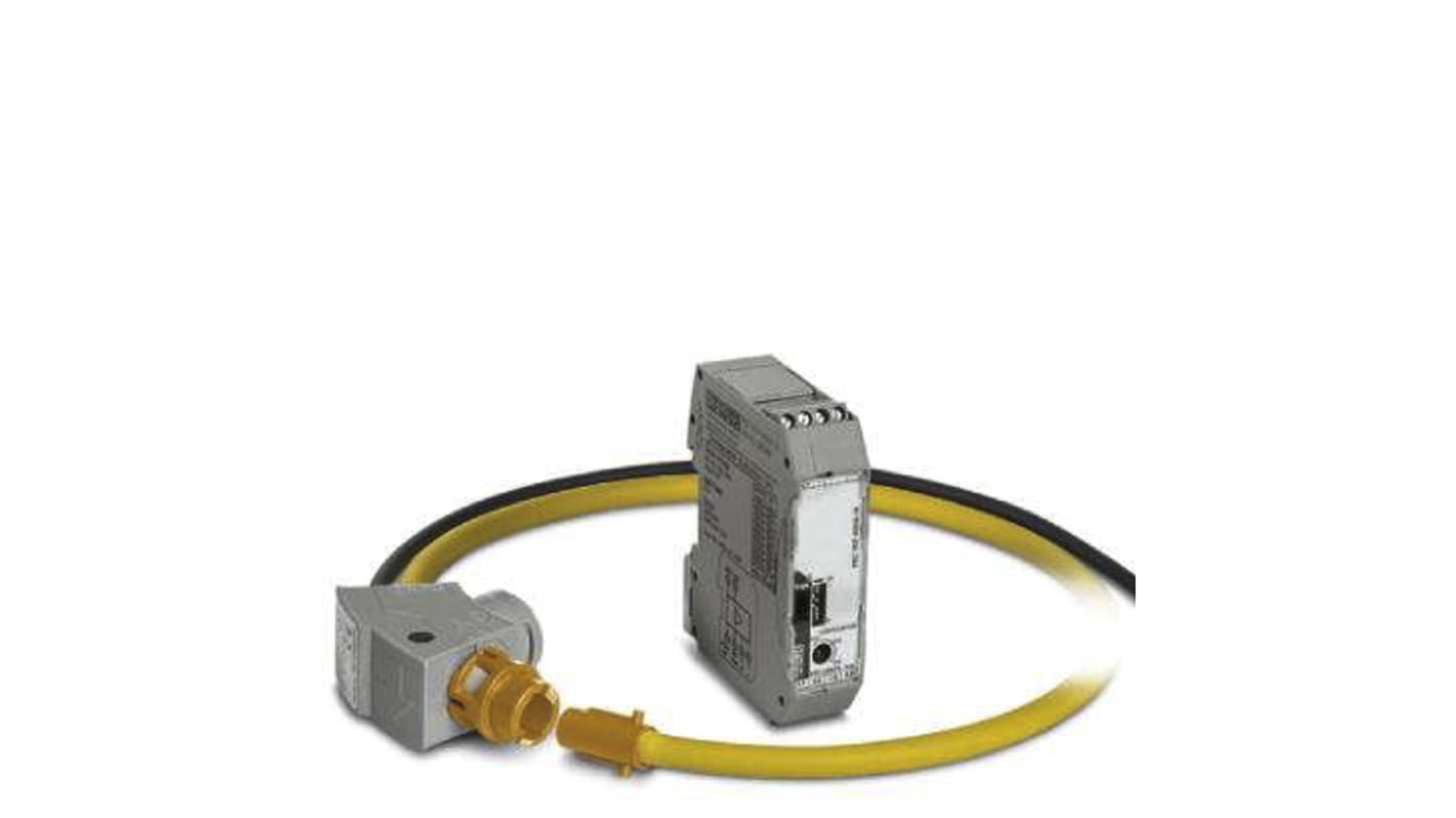 Trasformatore di corrente Phoenix Contact 2910326, ingresso 4000A, uscita 1A, montaggio su guida DIN, dimensioni 22,5 x 85 x 70,4mm.
