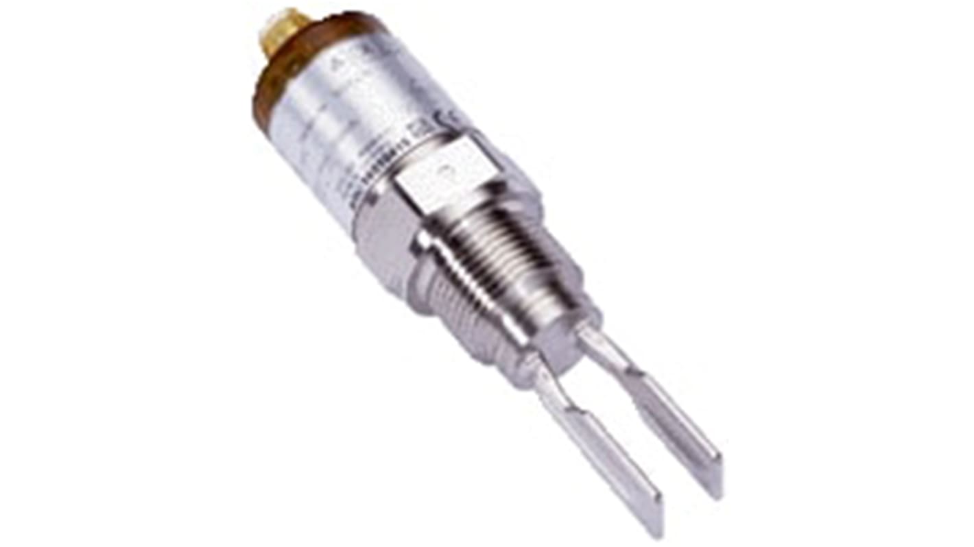 Sensore di livello a ultrasuoni Sick LFV200-XXSGAIPM, montaggio G1, corpo in acciaio inox, temperatura -40 a 150 °C.