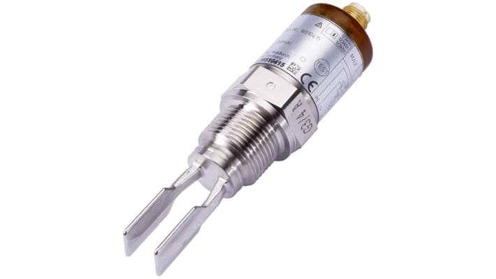 Sensore di livello a ultrasuoni Sick LFV200-XXSGAIPM, montaggio G1, corpo in acciaio inox, temperatura -40 a 150 °C.