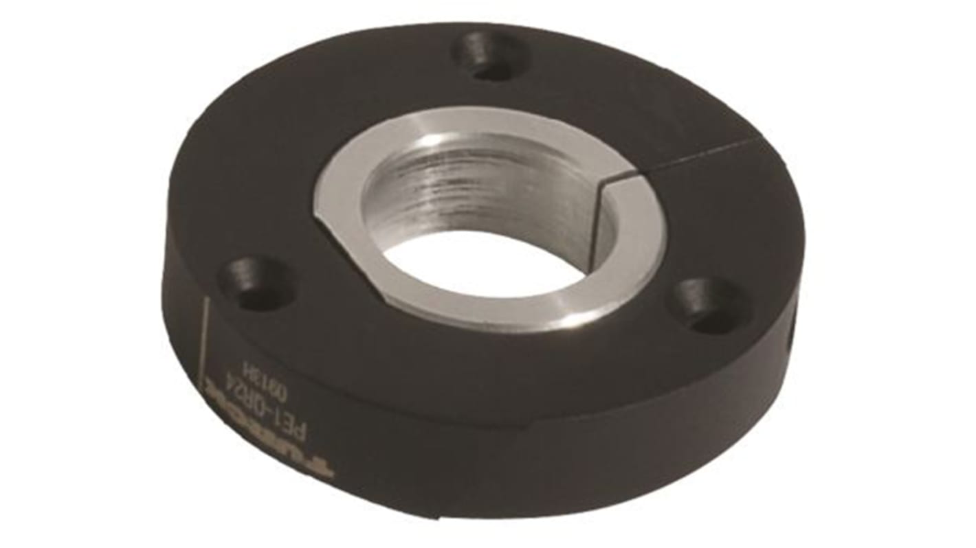 Elemento di posizionamento Turck P6-Ri-QR24 per encoder induttivi, compatibile con alberi di 3/8 pollici.