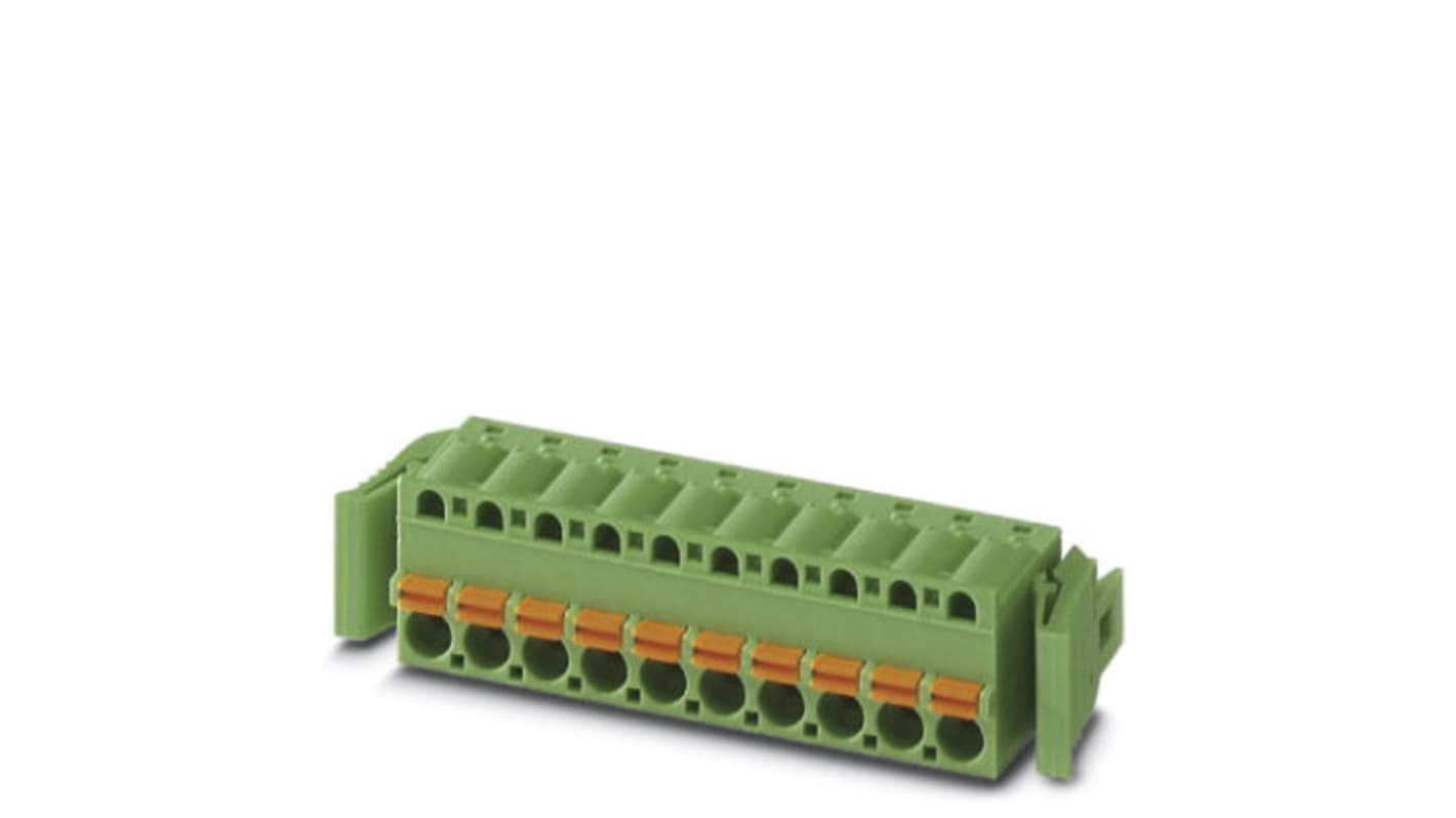 Connettore PCB Phoenix Contact 1925702 3 vie 12A 320V 5.08mm a molla verde