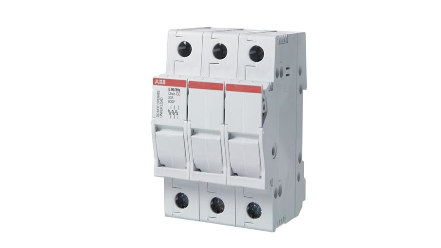 Interruttore di isolamento ABB 2CSM, 3 poli, 50 A, 690 V, progettato per protezione di motori e trasformatori, dimensioni 70x80x90 mm.