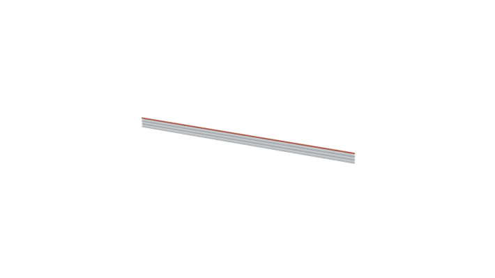 Cavo piatto ABB 2CCA880148R0001 CMS-800, lungo 2 m, per monitoraggio circuiti, compatibile con sensori, per uso industriale.