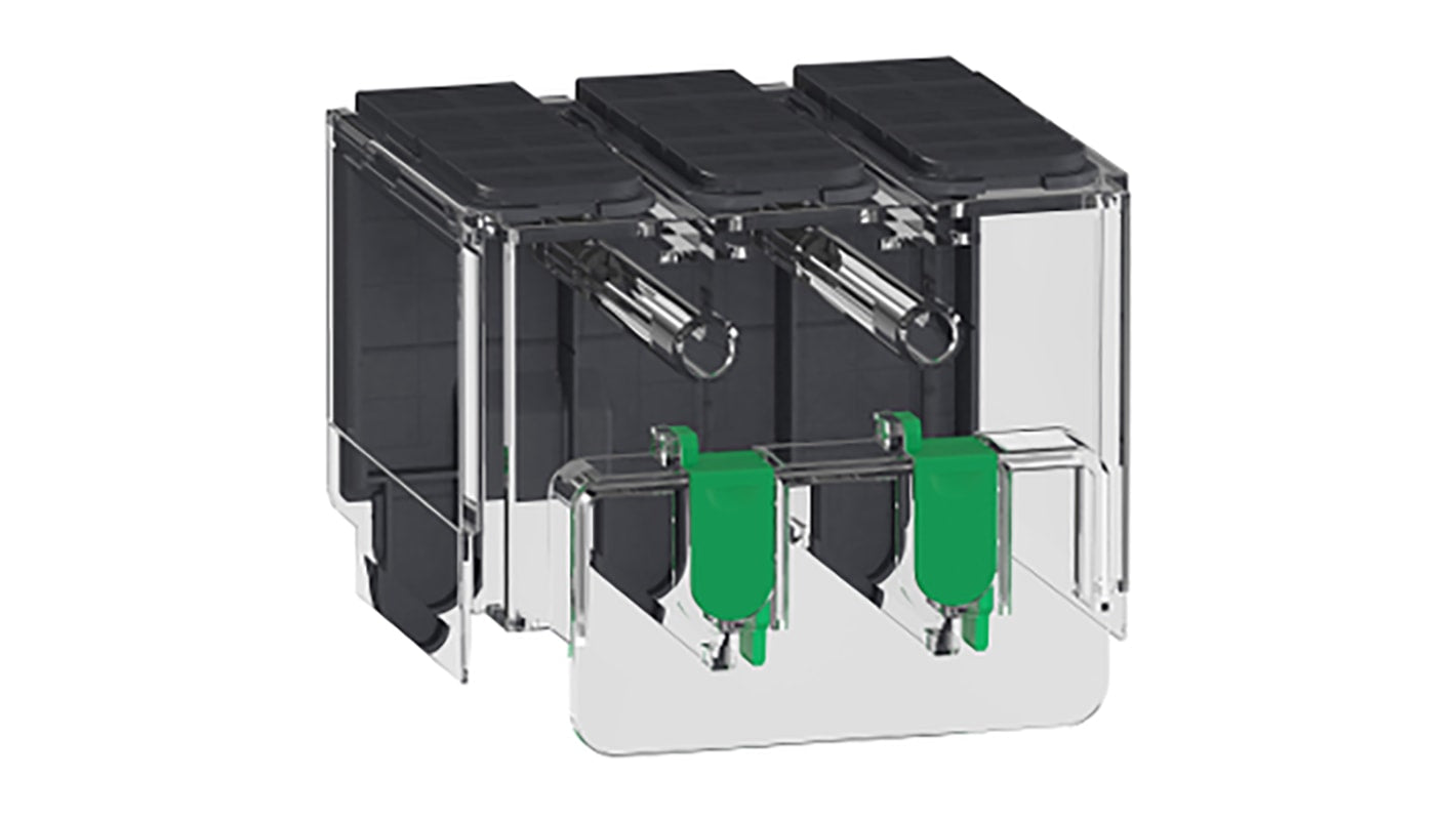 Interruttore magnetotermico LV426912 3P 16-160A con schermatura terminale e accessori isolamento per prestazioni elevate. Schneider Electric.