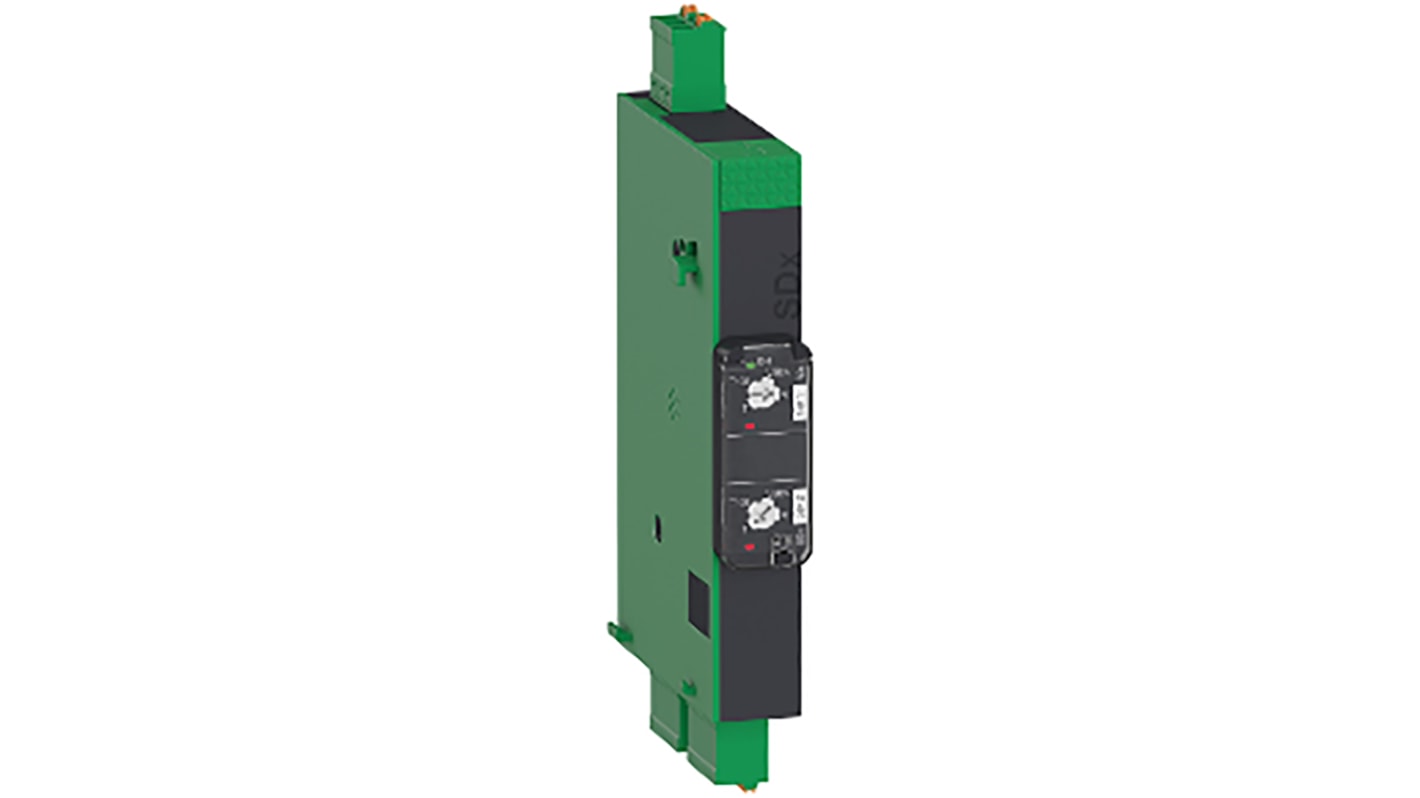 Interruttore magnetotermico scatolato Schneider Electric LV426900, con contatto ausiliario SDx, 2 NA/NC, lunghezza 8 mm.