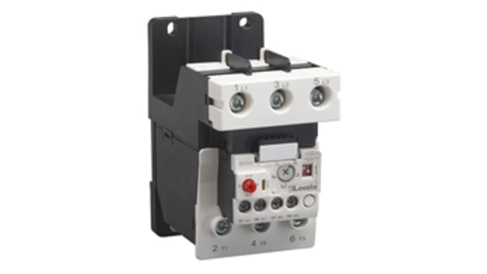 Relè contattore Lovato RFE110110, 110 A, montaggio diretto, dimensioni 65x114x120 mm, tensione isolamento 1000 V.