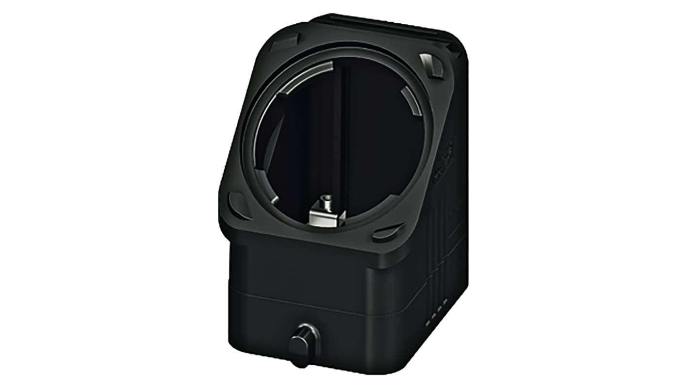 Connettore alimentazione 6 Pin Phoenix Contact, 16A, 500V, corpo in plastica, resistente alla corrosione, con etichettatura.