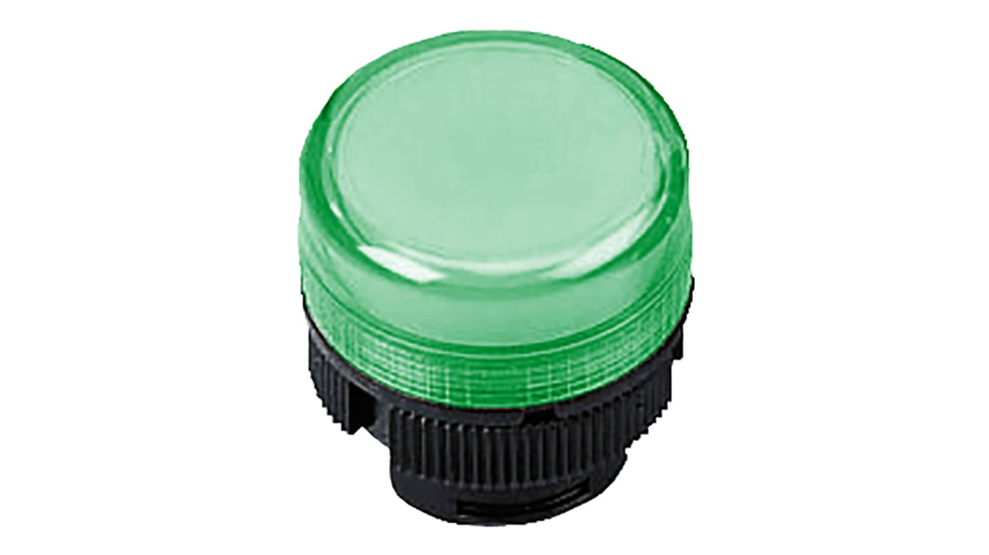 Spia luminosa verde LED Schneider Electric, serie Harmony, montaggio a pannello, grado di protezione IP65, per fori da 2 a 12 mm.