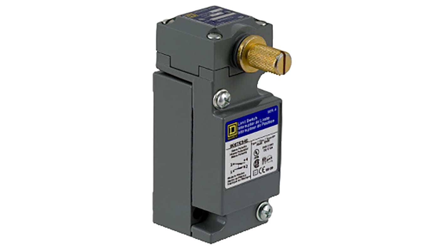 Interruttore di fine corsa Telemecanique Sensors 9007C54CM11, configurazione NO/NC, grado di protezione IP67, montaggio verticale.