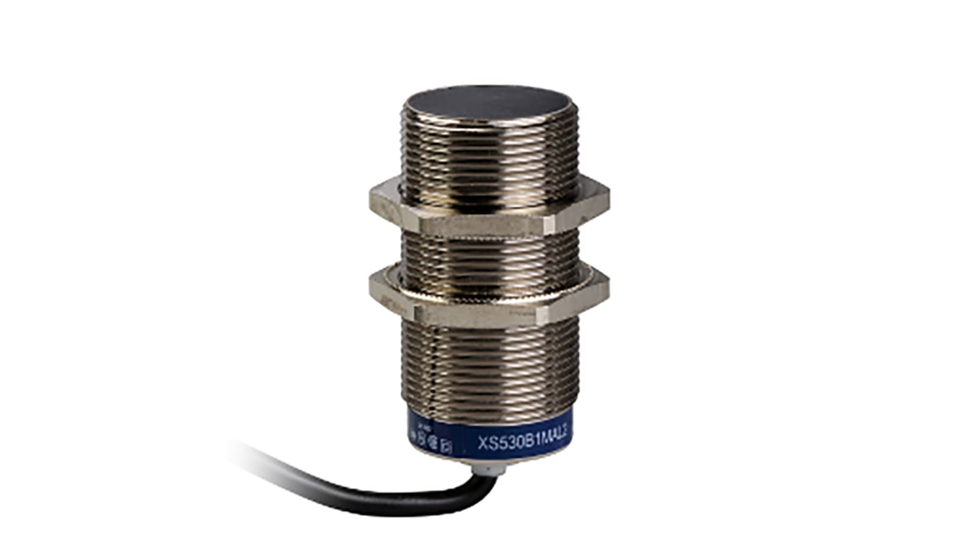 Sensore di prossimità Telemecanique XS530B1MAL2 M30, rilevamento 10mm, 24-240V AC/DC - Induttivo per ambienti industriali